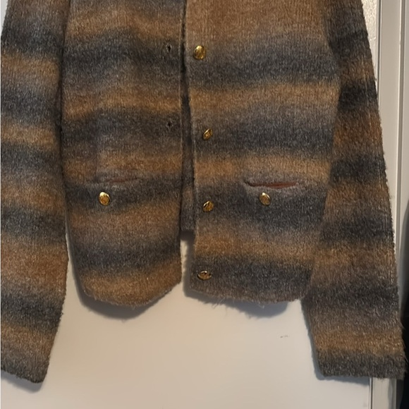 Worthington Sweaters - Worthington Cozy Brown and Black Knit Sweater